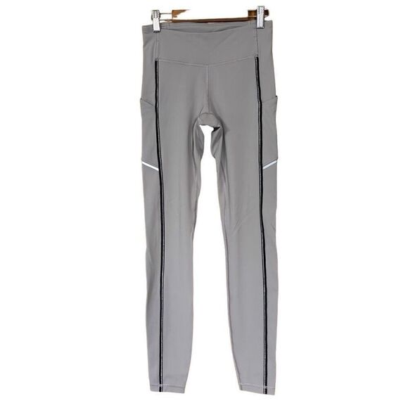 Lululemon Speed Up Tight Metallic Dark Chrome leggings size 4 - Picture 1 of 12